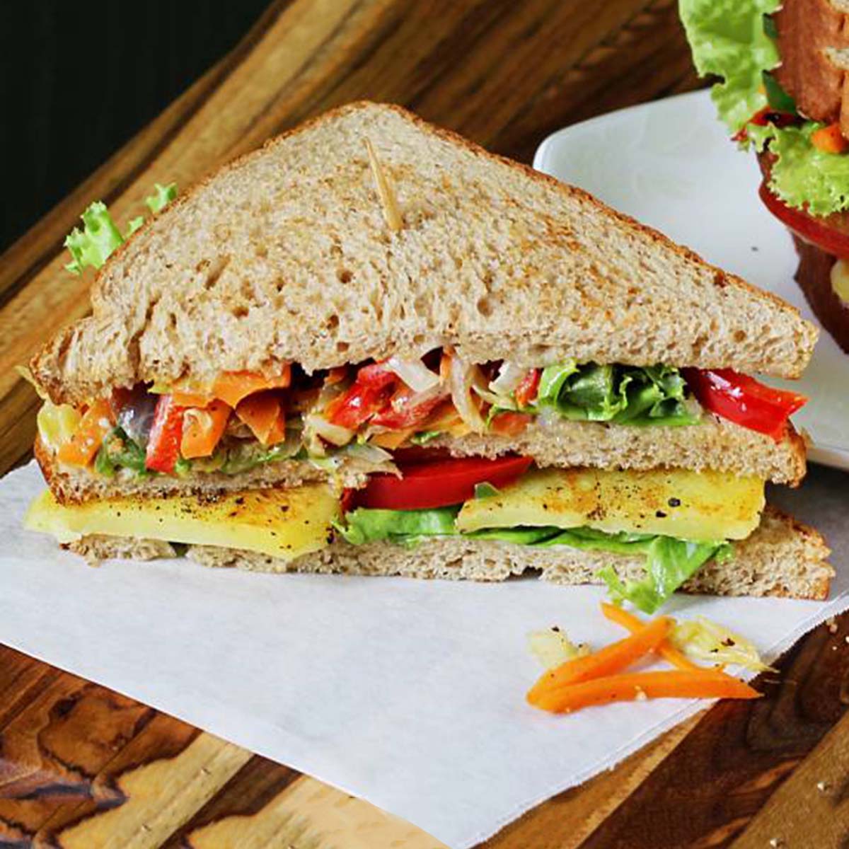 Vegetarian Monster Sandwich
